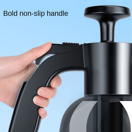 2L Hand Pump Foam Sprayer – 3 Nozzle Car Wash & Window Cleaning Bottle